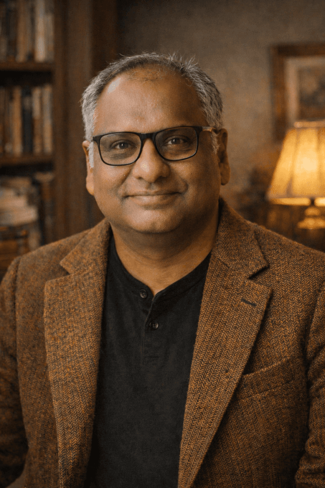 Durai R, writer of fiction, literary fiction, and psychological thrillers, author of The Smile of the Bougainvillea